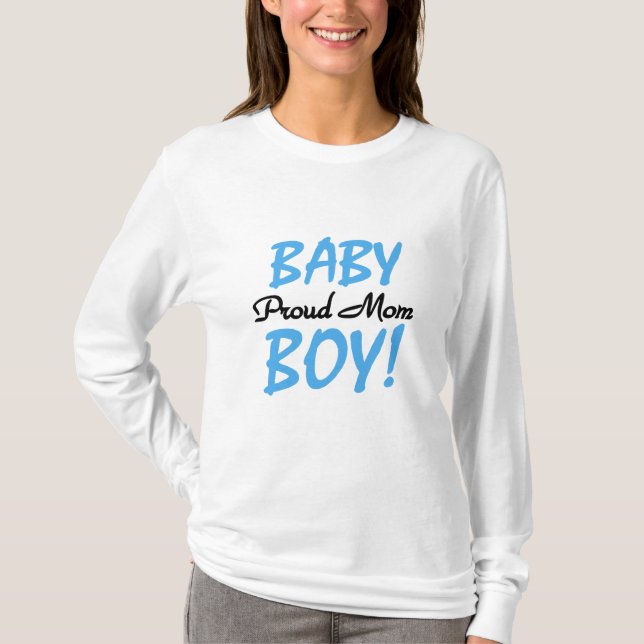 Fier maman Baby Boy Tshirts et cadeaux (Devant)