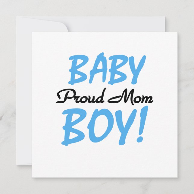 Fier Maman Bébé Garçon Cadeaux (Devant)