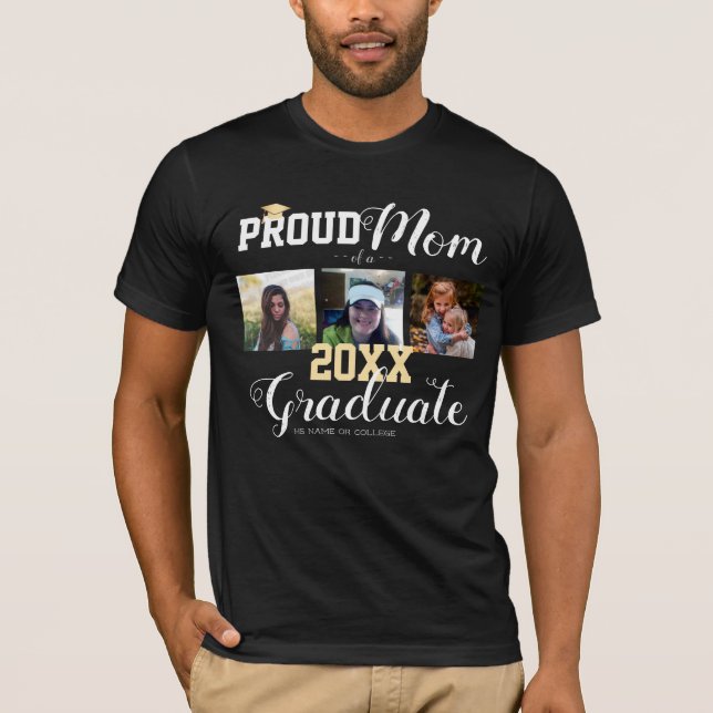 Fier Maman Classe de Grand Casquette T-shirt (Devant)