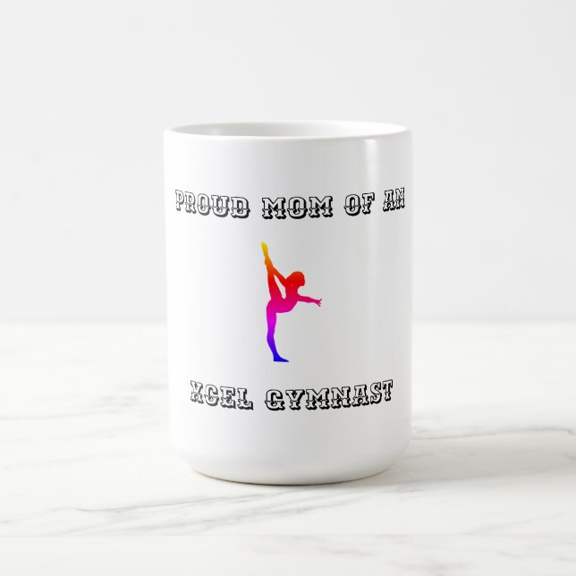 FIER MOM d'un XCEL GYMNAST café / thé Mug (Centre)