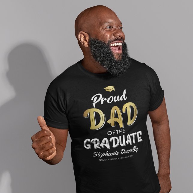 Fier papa du T-shirt Graduate (Créateur téléchargé)