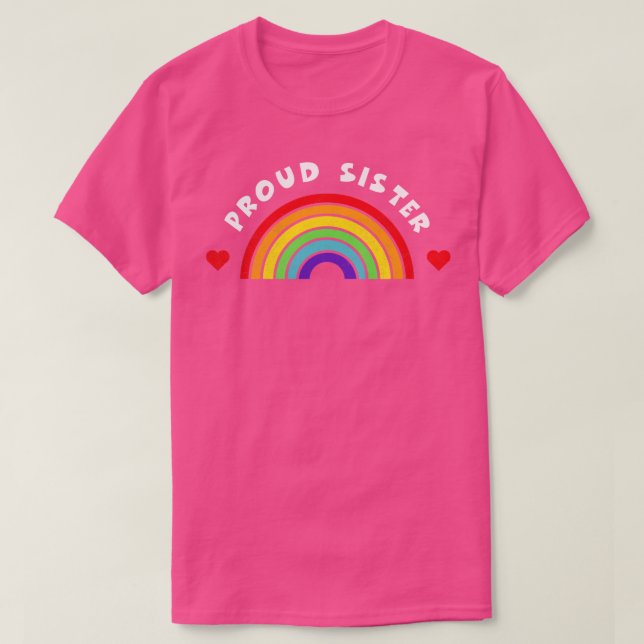 Fier soeur Tshirt LGBT Pride LGBTQ Supporter Pr (Design devant)