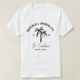 Fier T-shirt du drapeau República Dominicana