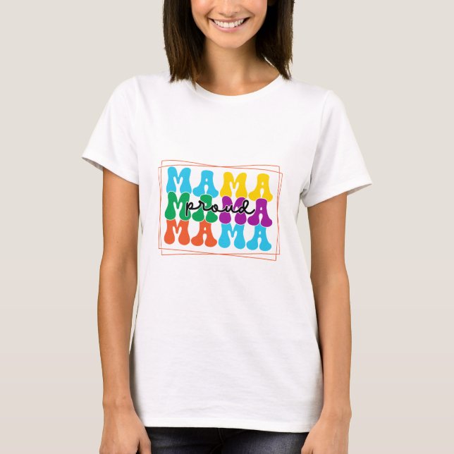 Fier T-shirt femme d'autisme maman (Devant)