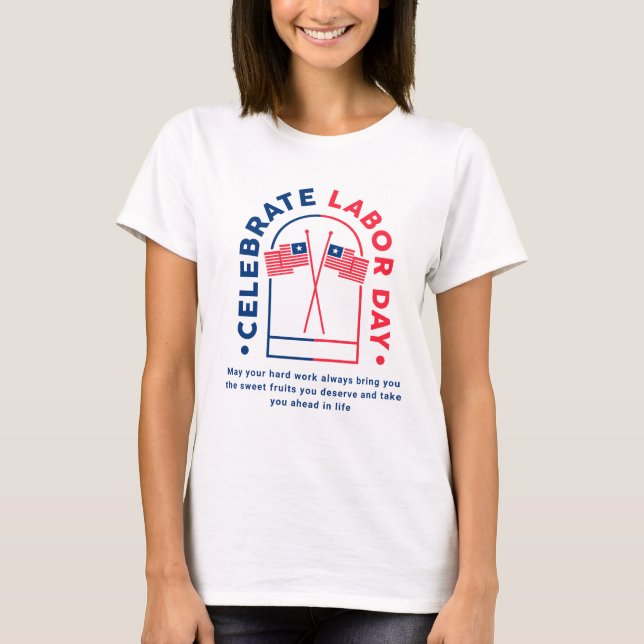 "Fier Travailleur - T-shirt Travail et Dédication" (Devant)