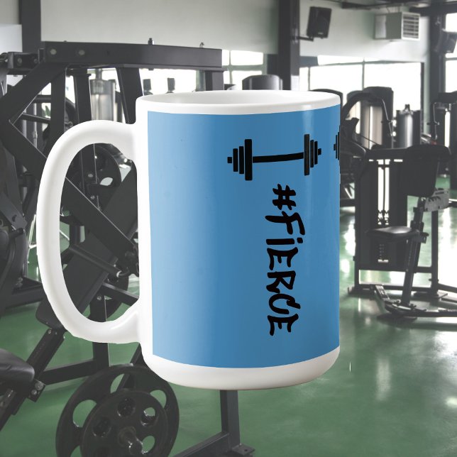 #Fierce Barbell Mug (Créateur téléchargé)
