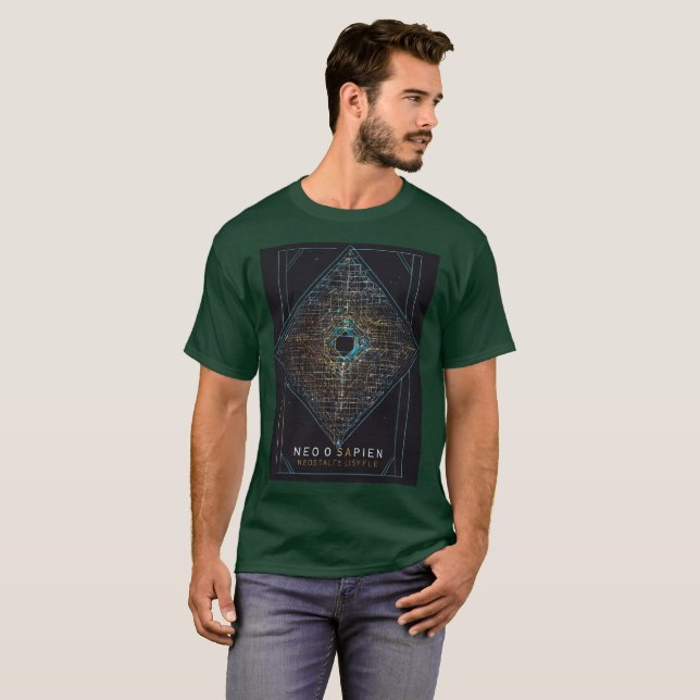 Fierce Neo Sapien physique quantique Logo T-Shirt (Devant entier)