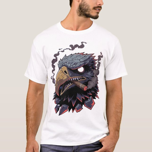 Fierce Stone Eagle Mascot T-Shirt (Devant)