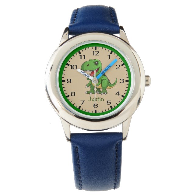 Fierce T-Rex Dinosaur Montre pour enfants (devant)
