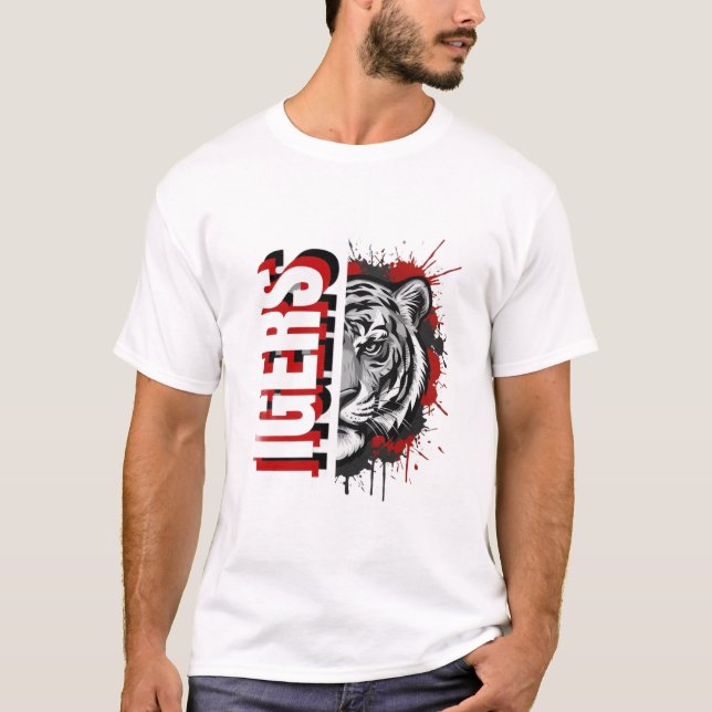 Fierce Tiger T-Shirt (Devant)