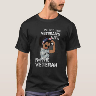 Fière Africaine Américaine Vétérinaire T-shirt Fem