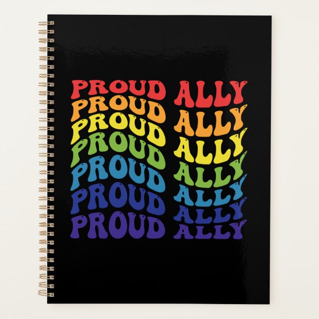 Fière Ally | LGBTQ | GAY PRIDE | Arc en ciel (Devant)