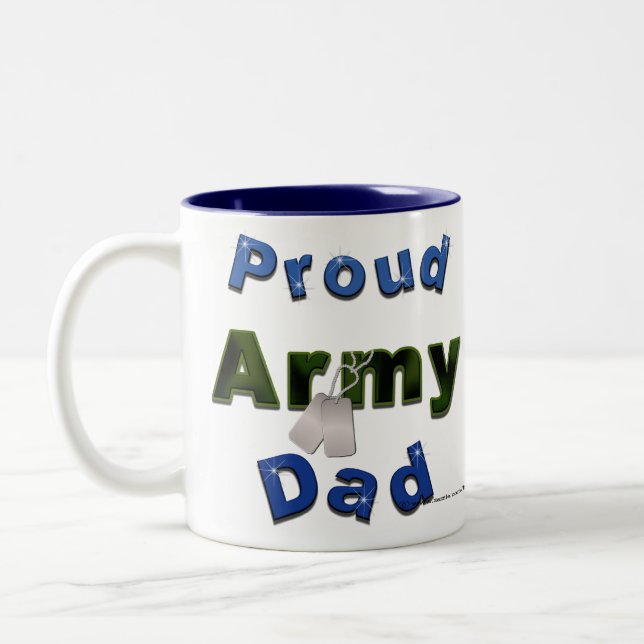 Fière armée papa Mug (Gauche)