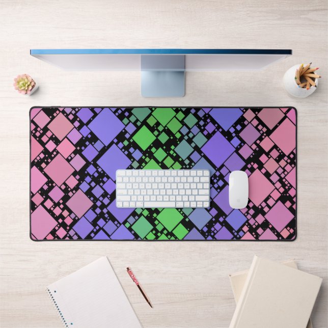 Fière de la trigenderance géométrique rétro boho g (Bureau 1)