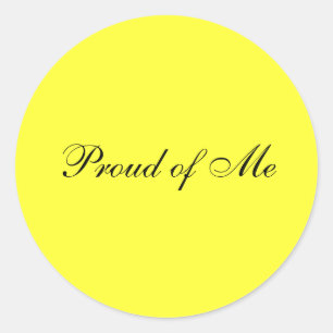 Fière de moi Sticker