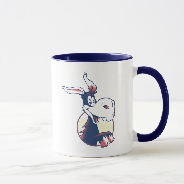 Fière Démocrate Funny Donkey Patriotic Mug (Droite)