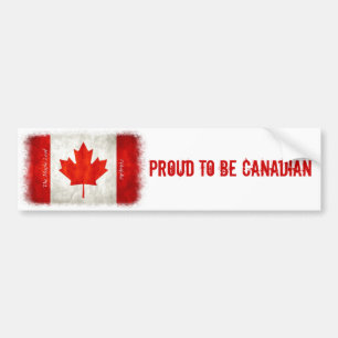 Fière d'être canadienne - Sticker pare-chocs
