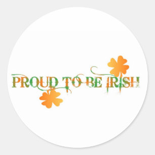 Fière D'Être Des Stickers Irlandais