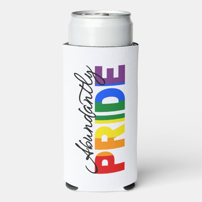 Fière d'être un Glacière de boisson gay (Seltzer Verso)