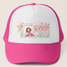 Fière d'être un moi unique casquette rose