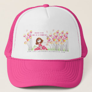 Fière d'être un moi unique casquette rose