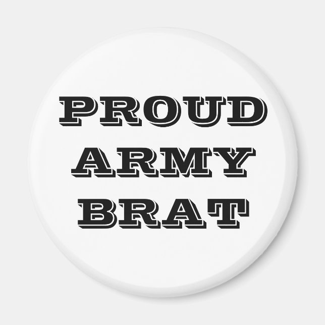 Fière enfant de l'armée Magnet (Devant)