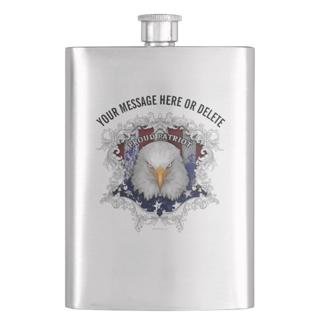 Fière fière fiole de patriote américaine (devant)