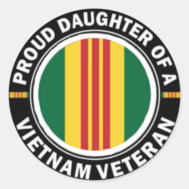Fière fille d'un autocollant vietnamien (Devant)
