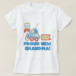 Fière nouvelle grand-mère-C'est un garçon Tshirts