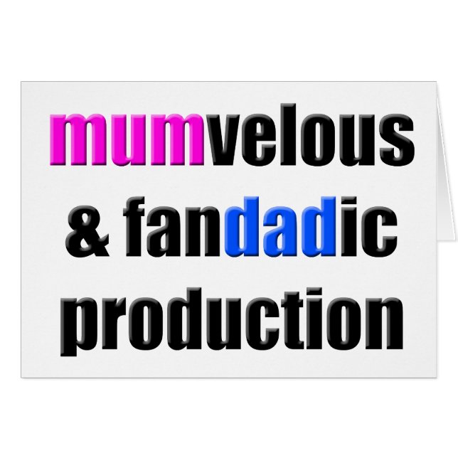 Fiers parents (Devant horizontal)