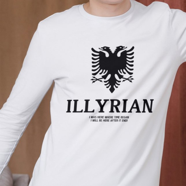 Fierté albanaise avec T-shirt drapeau albanais (Créateur téléchargé)