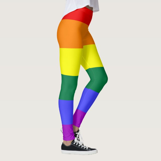 Fierté arc-en-ciel cool Leggings (Droite)
