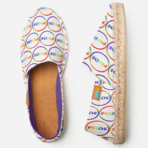 Fierté Arc-en-ciel toile Afridrilles Chaussures