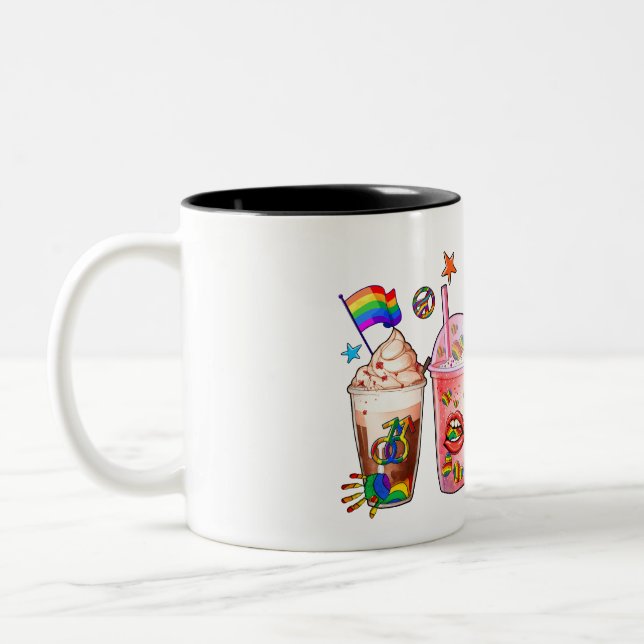 Fierté Célébration café Mug (Gauche)