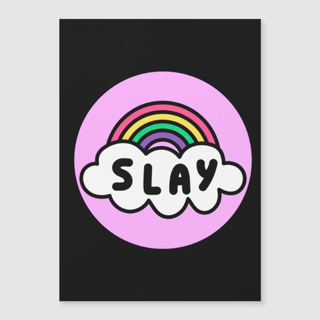 Fierté - couleur arc-en-ciel avec nuages. (Devant)