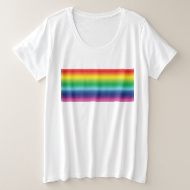 Fierté couleurs arc-en-ciel lgbtq lgbt drapeau gay (Design devant)