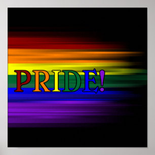 Fierté d'arc-en-ciel ! Affiche