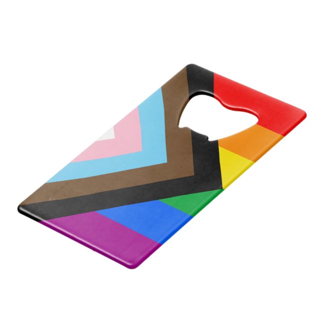 Fierté de progrès LGBTQ+ (Devant Angle)
