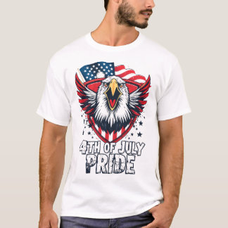 Fierté du 4 juillet | T-Shirt de la fête de l'Indé