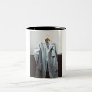 Fierté du Docteur : Manteau blanc & Mug Stethoscop