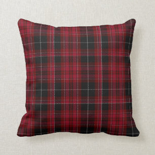 Fierté élégante de coussin de plaid de tartan du