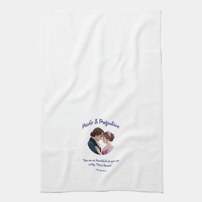 Fierté et préjugé Serviette de cuisine (Vertical)