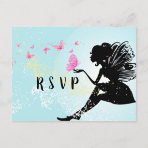 Fierté femme anniversaire Carte postale RSVP