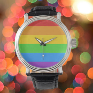 Fierté intemporelle : Montre en cuir vintage avec