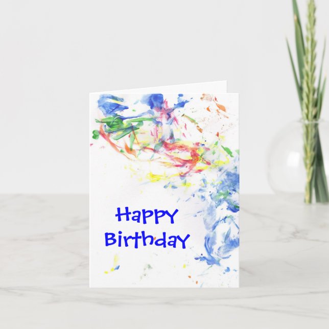 Fierté "Joyeux anniversaire" Carte pour notes (Devant)