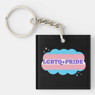 Fierté LGBT+. Amour arc-en-ciel gay. Porte-clés