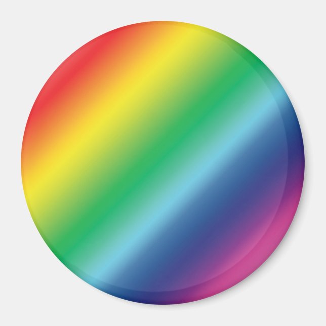 Fierté lgbtq lgbt couleurs arc-en-ciel aimant moti (Devant)