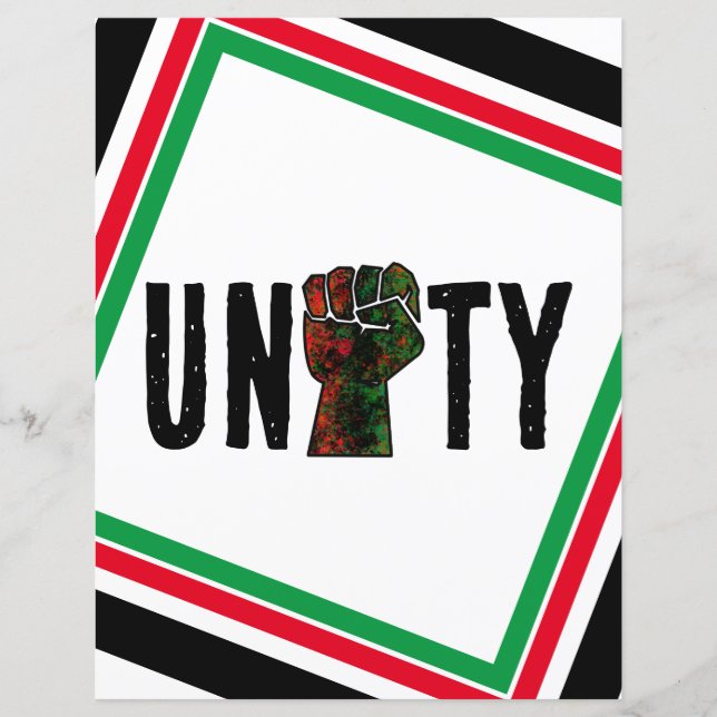 fierté noire drapeau rouge vert poing panafricain  (Devant)