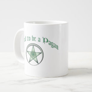 Fierté païenne verte personnalisée Jumbo Mug