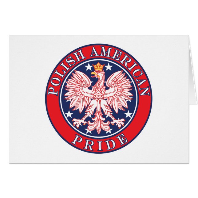 Fierté polonaise américaine (Devant horizontal)
